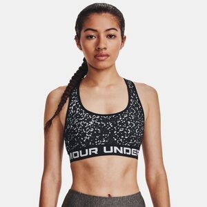 Under Armour black and white sports bra